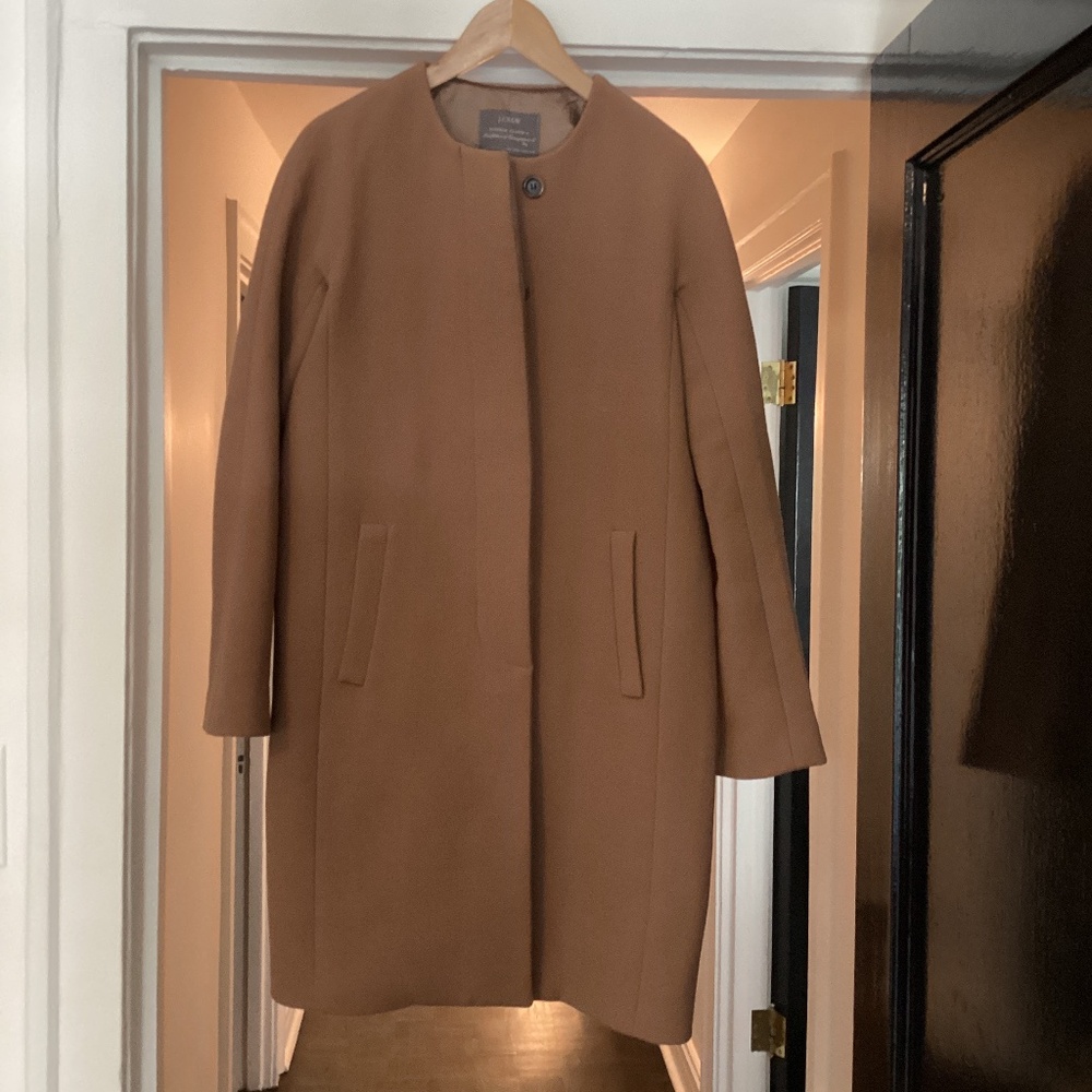 J Crew Double Cloth Coat